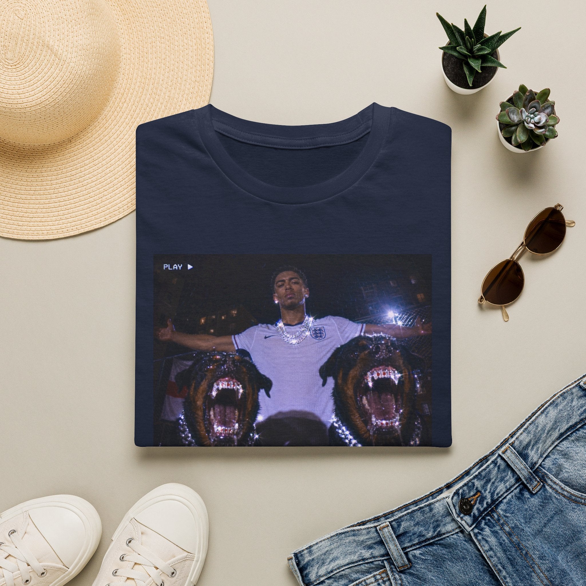 Three Lions Unleashed Graphic Tee