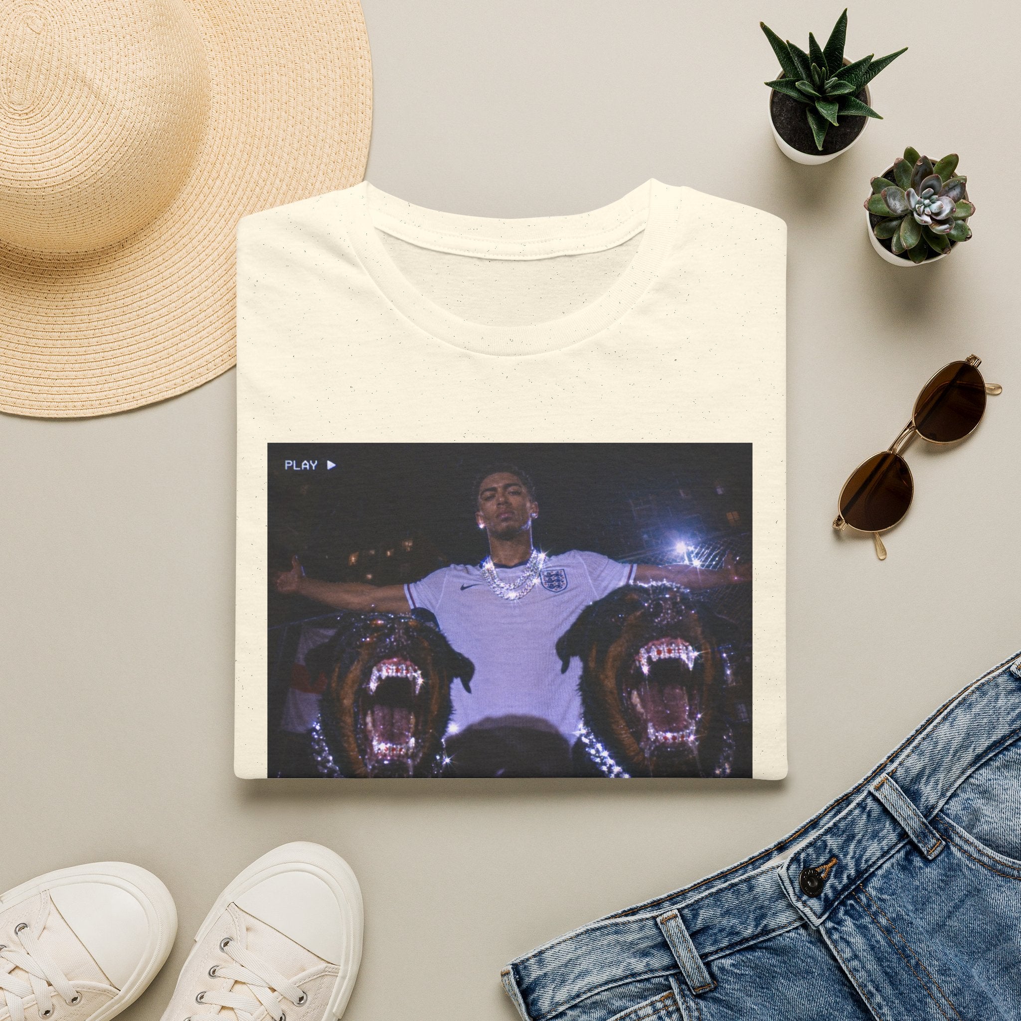 Three Lions Unleashed Graphic Tee