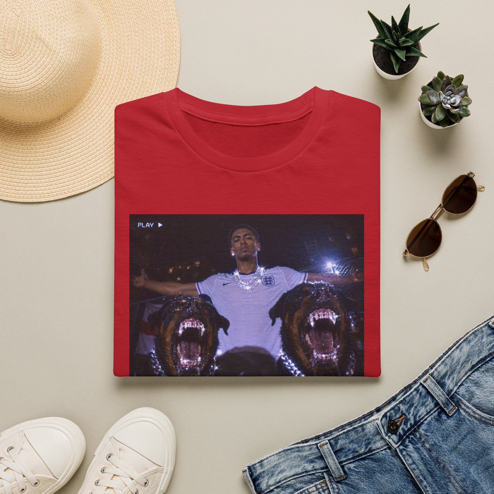 Three Lions Unleashed Graphic Tee