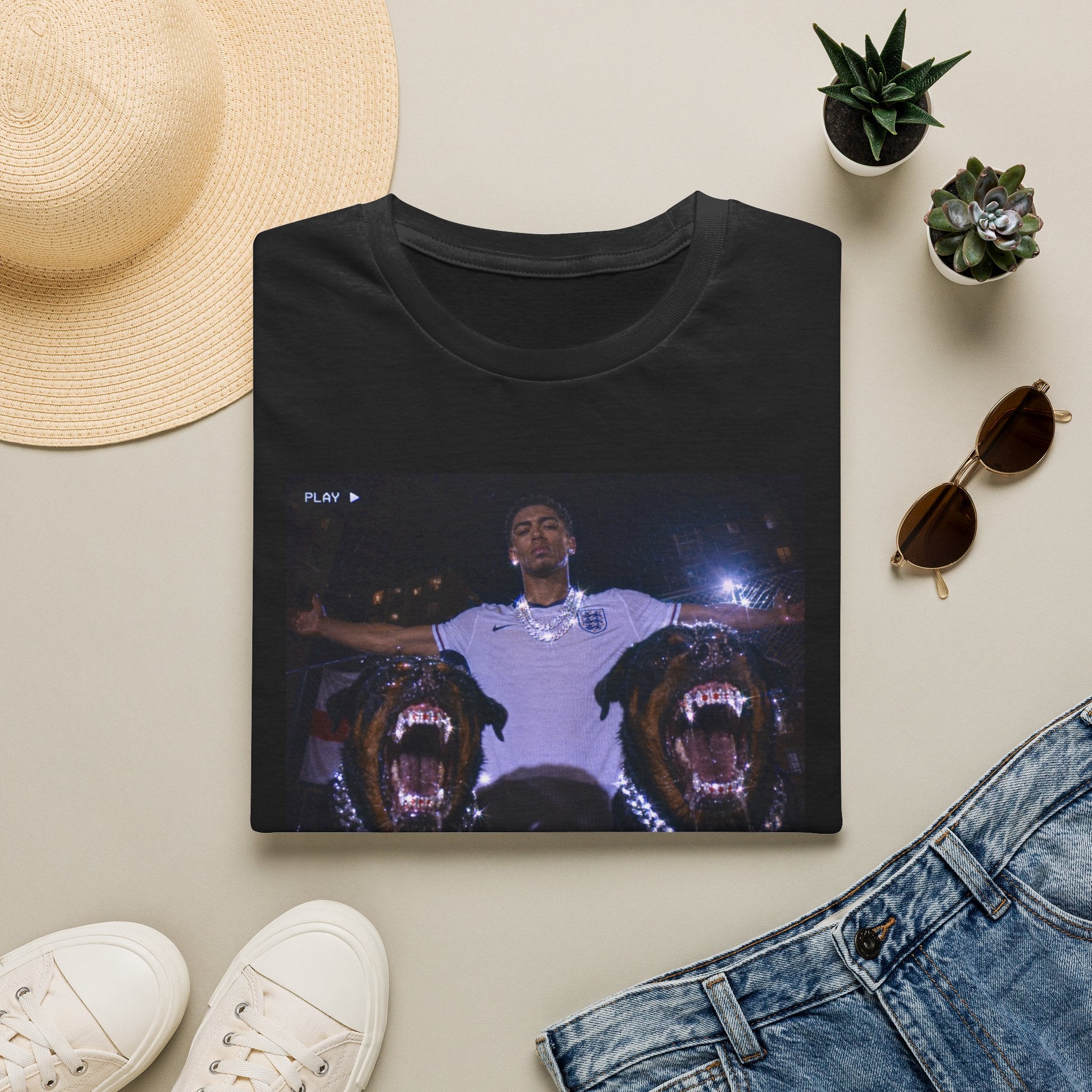 Three Lions Unleashed Graphic Tee